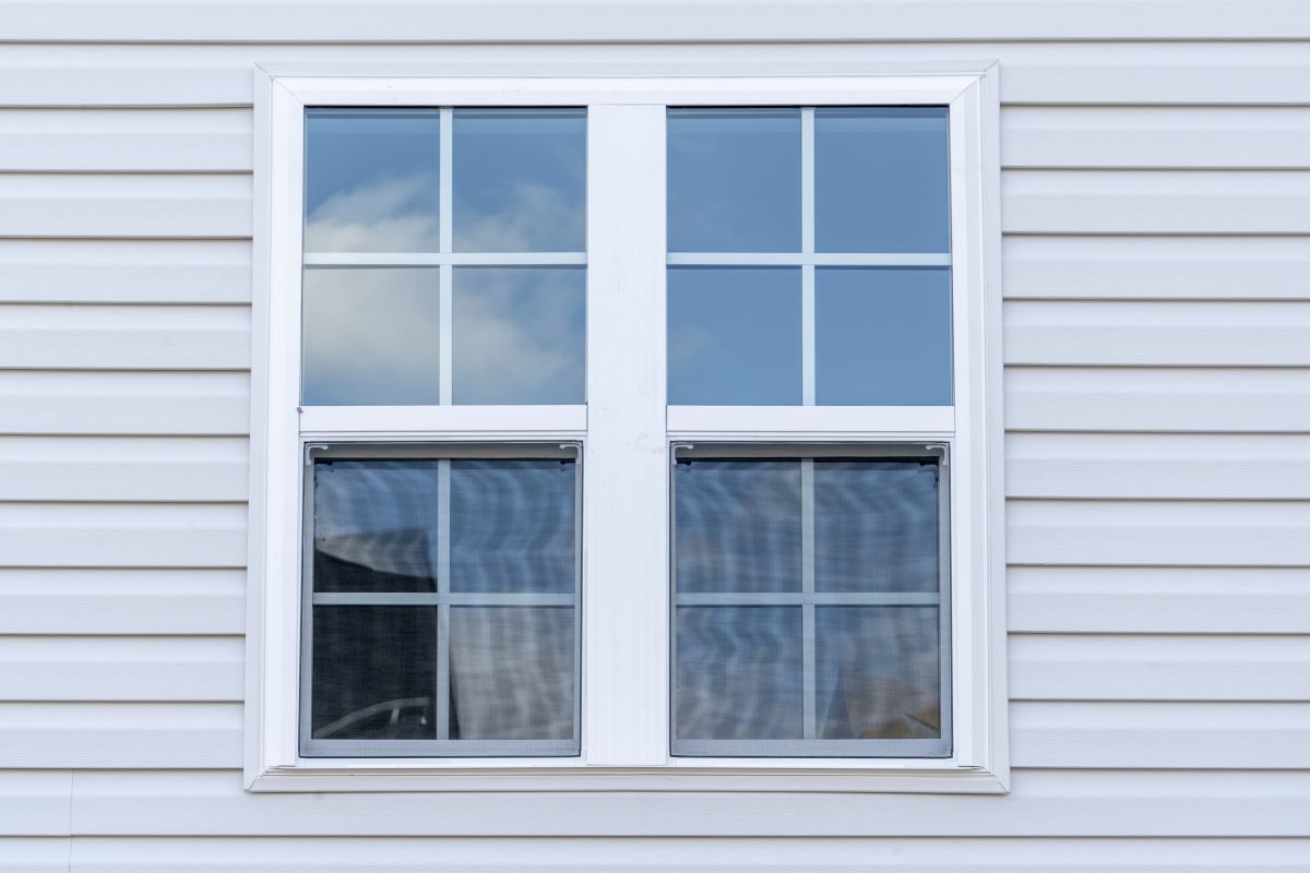white window frame